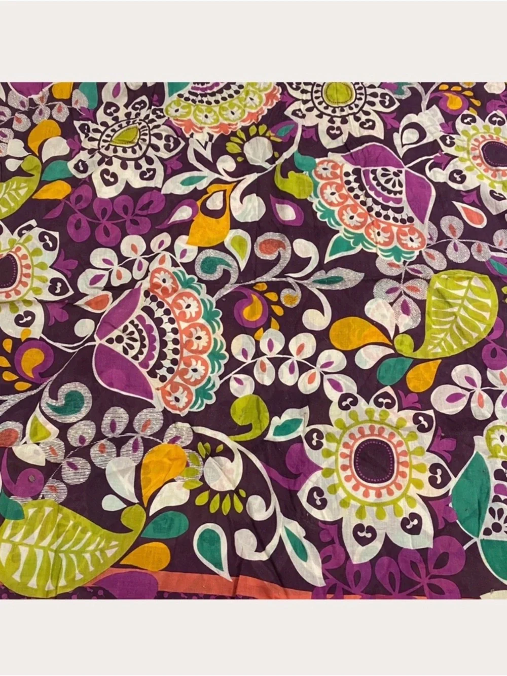 Vera Bradley Plum Crazy Scarf/Sarong